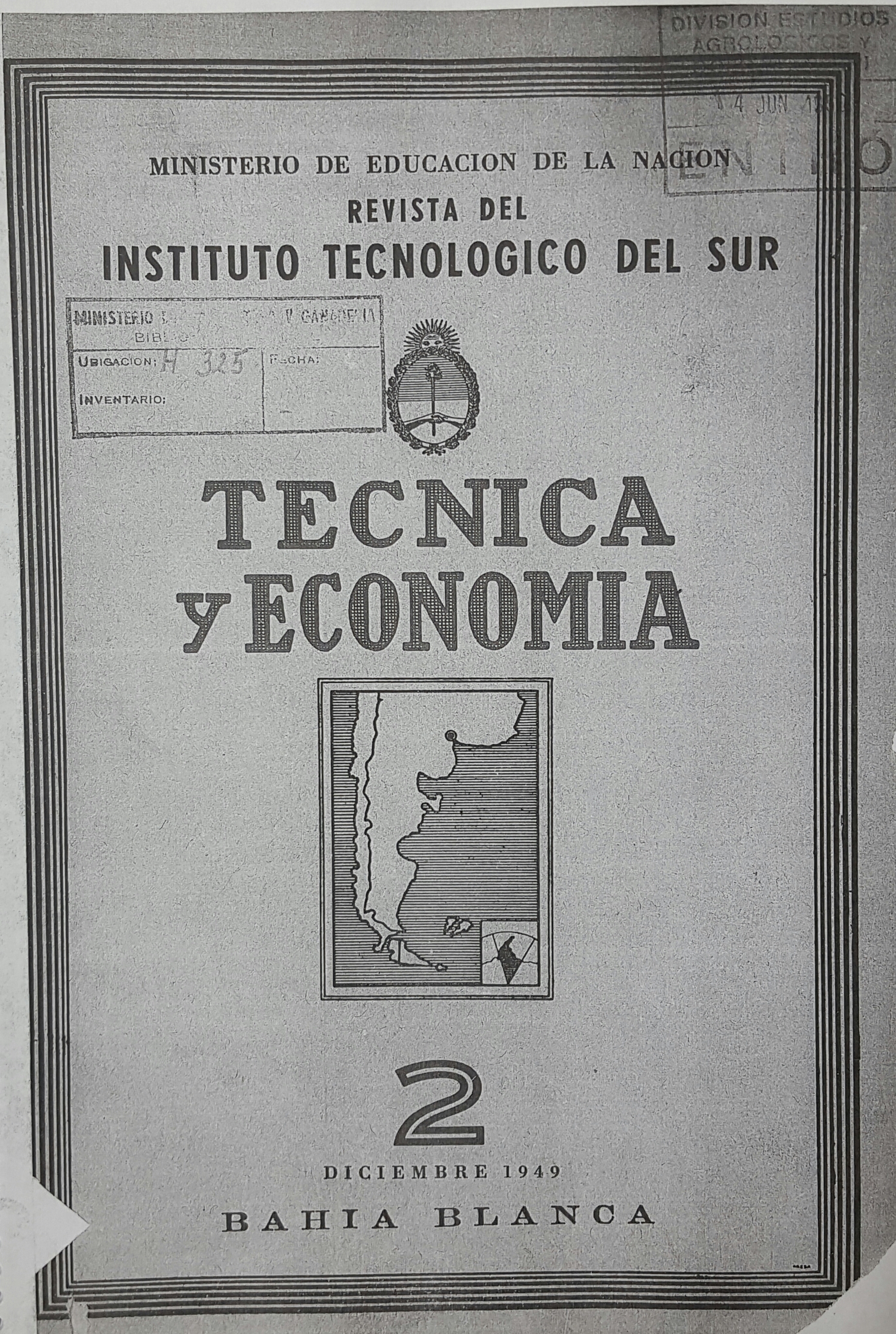 					Visualizar v. 1 n. 2 (1949): Técnica y Economía
				