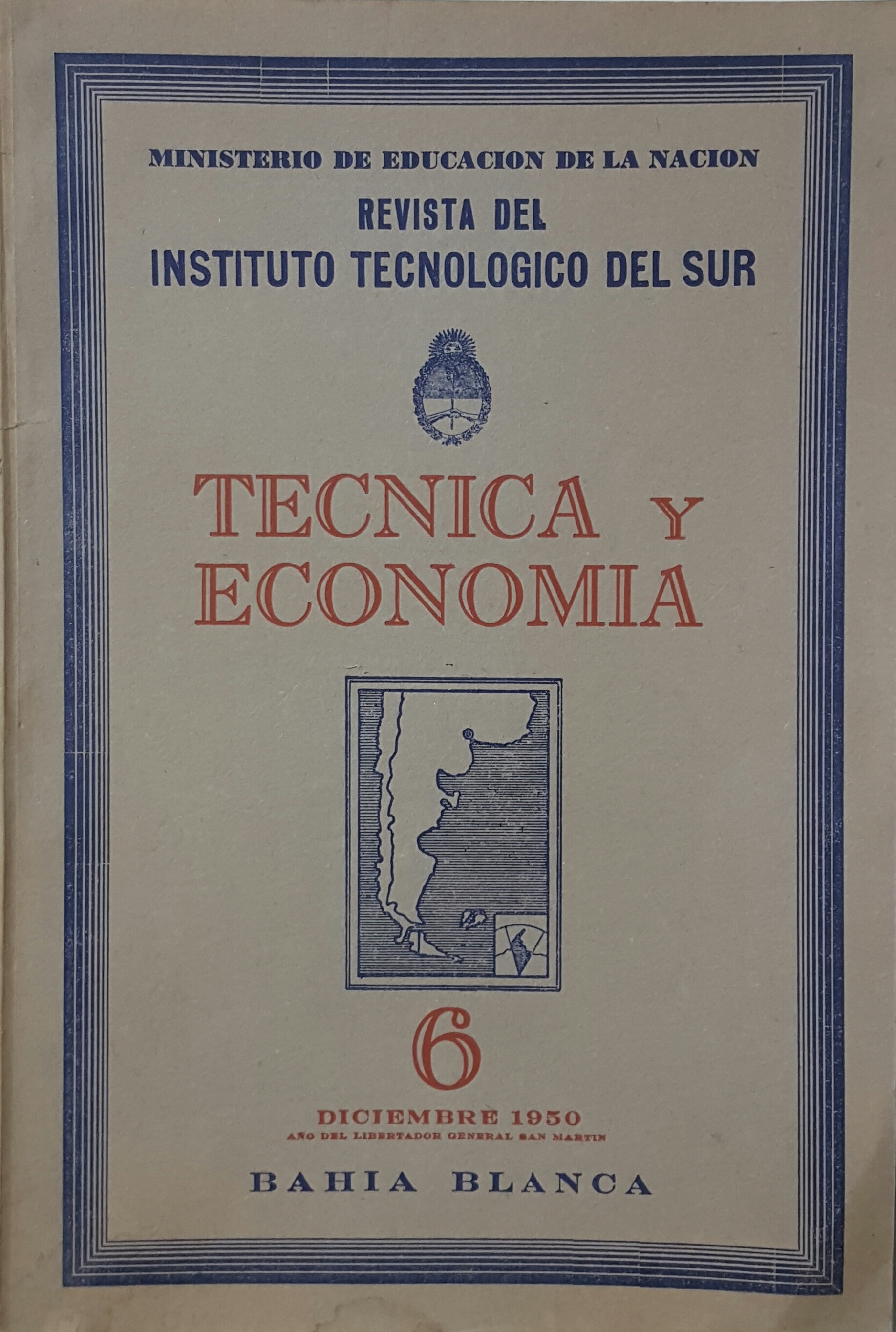 					Visualizar v. 2 n. 6 (1950): Técnica y Economía
				