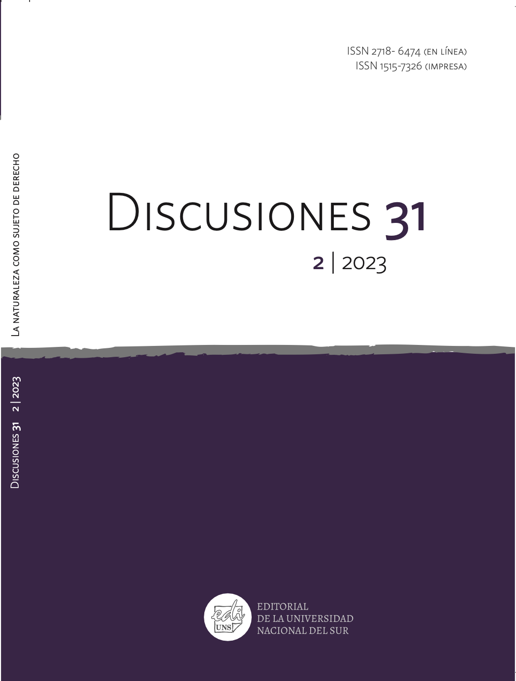 					Ver Vol. 31 Núm. 2 (2023): La naturaleza como sujeto de derecho
				